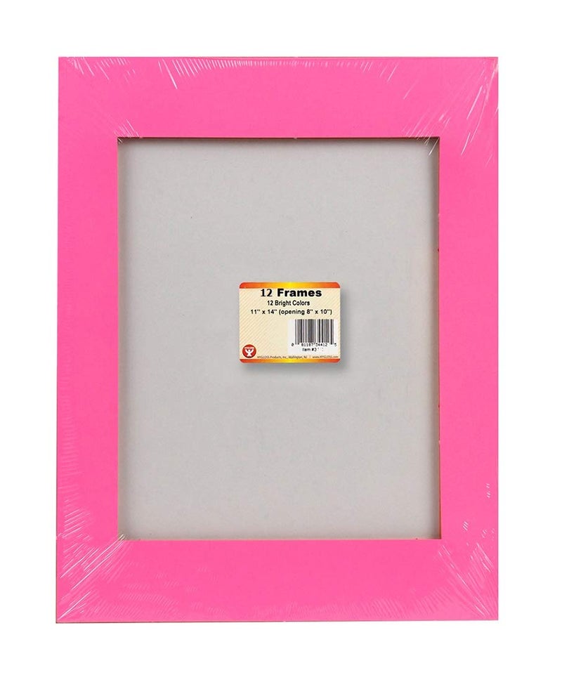 Hygloss 12 Pack Paper Picture Frames, Colorful cardstock Photo Frame 11x14-Inch, Paper Frames to Decorate for Wedding Birthday DIY Classroom Crafts and Decorations - Image 4